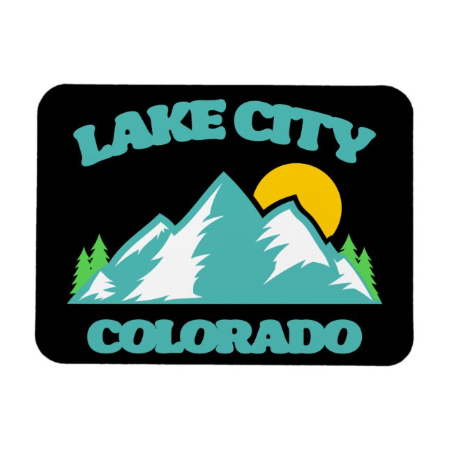 Imán Lake City Colorado (Horizontal)