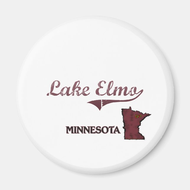 Imán Lake Elmo Minnesota City Classic (Frente)