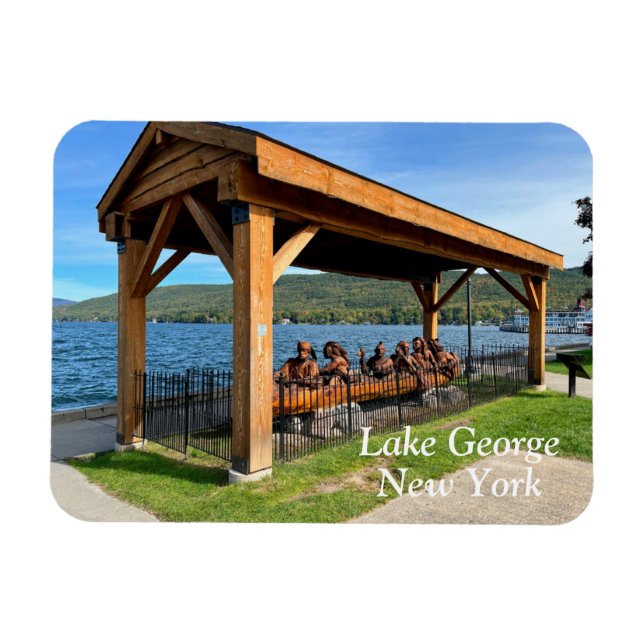 Imán Lake George New York (Horizontal)