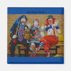 Imán Lake Placid la Florida del payaso del museo