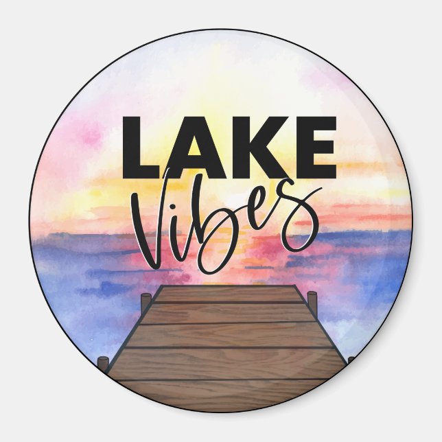 Imán Lake Vibes Magnet (Frente)
