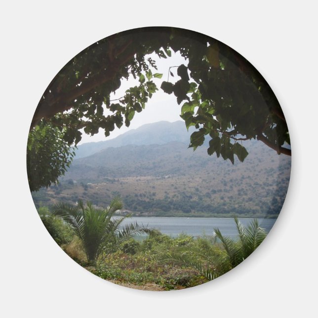 Imán Lake View Greece - Magnet (Frente)