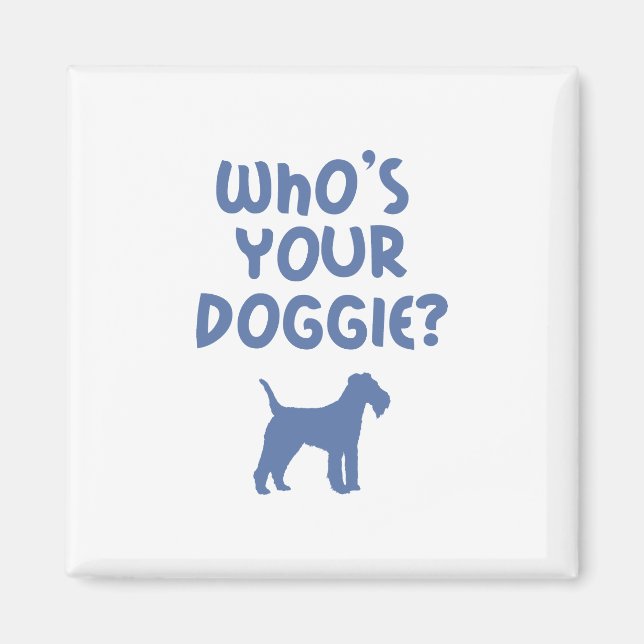 Imán Lakeland Terrier (Frente)