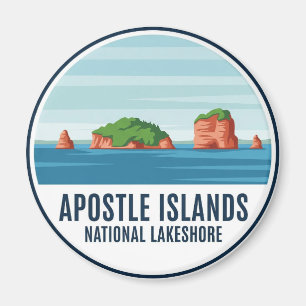 Imán Lakeshore nacional de las Islas Apostales de Wisco