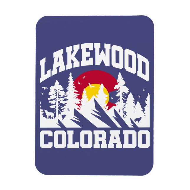 Imán Lakewood, Colorado (Vertical)