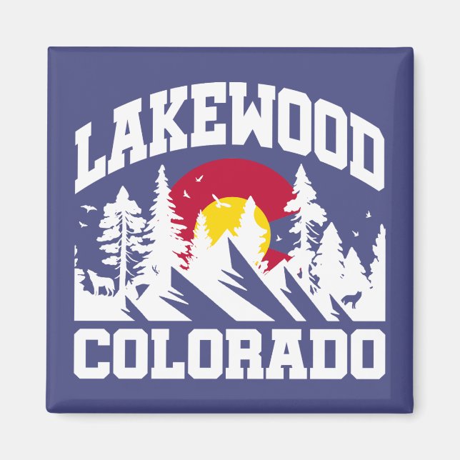 Imán Lakewood, Colorado (Frente)