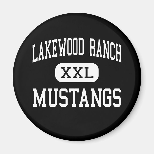 Imán Lakewood Ranch - Mustangs - High - Bradenton (Frente)