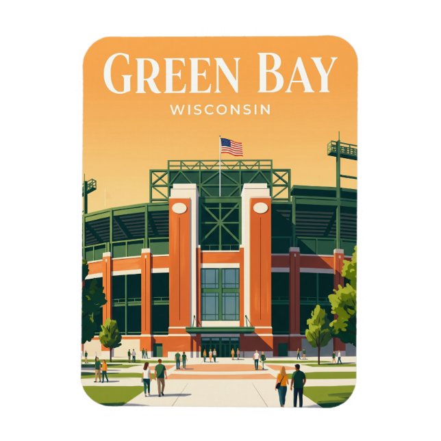 Imán Lambeau Field EE. UU. (Vertical)