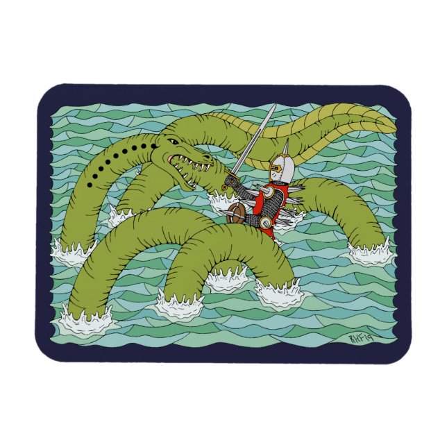 Imán Lambton Worm (Horizontal)