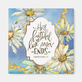 Imán Lamentaciones 3:22 Su amor fiel nunca termina