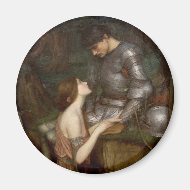Imán Lamia y el soldado de John William Waterhouse (Frente)