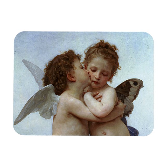 Imán L'Amour et Psyche de Bouguereau, enfants (Cupido) (Horizontal)