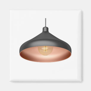 Imán Lámpara colgante moderna con lámpara LED