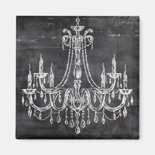 Imán Lámpara de calibre blanco