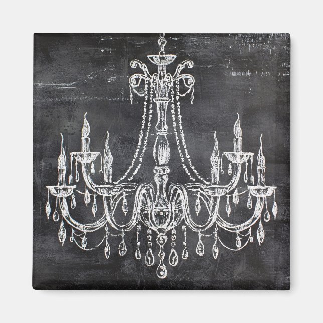 Imán Lámpara de calibre blanco (Frente)