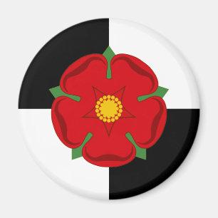imán Lancashire - Rosa en los Barrios Blancos y N