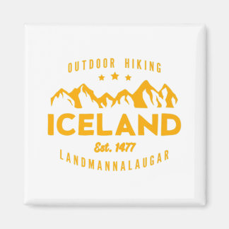 Imán LANDMANNALAUGAR, Islandia. 1477 Premium T