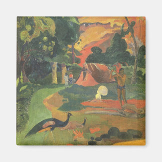 Imán Landscape with Peacocks by Paul Gauguin