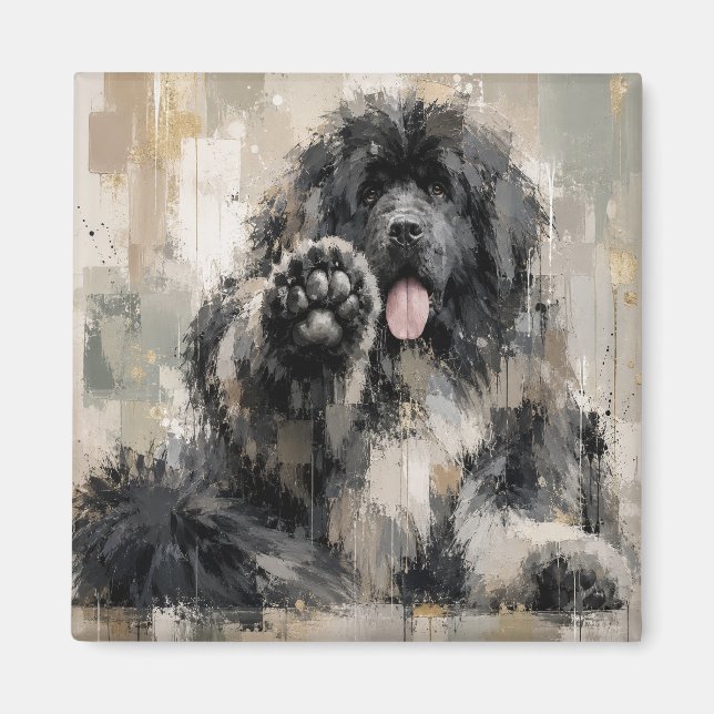 Imán Landseer abstracto (Frente)