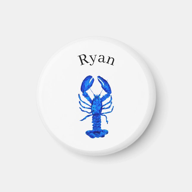 Imán Langosta Azul (Frente)