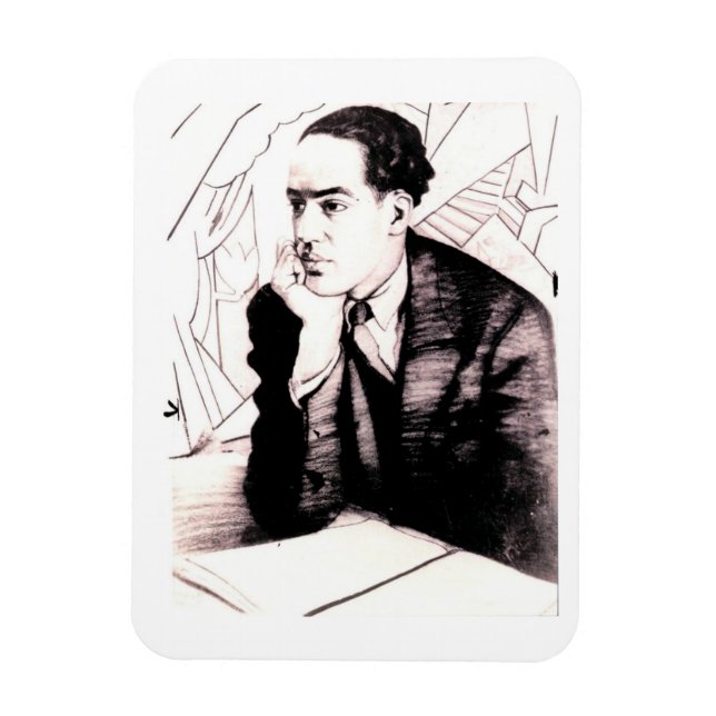 Imán Langston Hughes, poeta estadounidense (Vertical)