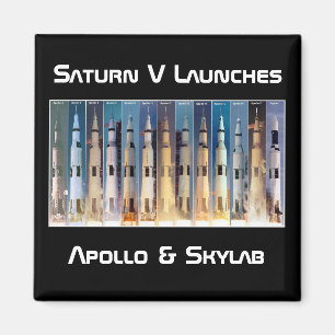 Imán Lanzamiento del cohete Saturn V Moon