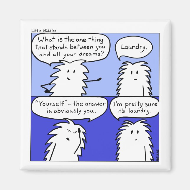 Imán Lanzamiento Little Niddle Comic Magnet (Frente)