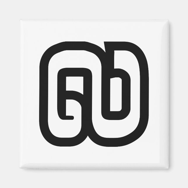 Imán Lao/Laos Número Nueve/9/໙ (Kao/Gao) Laotiano (Frente)