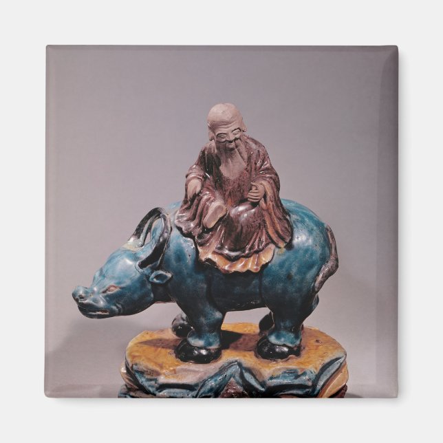 Imán Lao-Tzu en su dinastía Búfalo Qing (Frente)