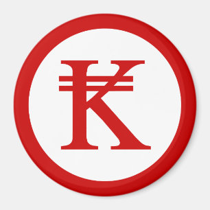 Imán Laos Kip Lao/Rótulo de Dinero Laotiano