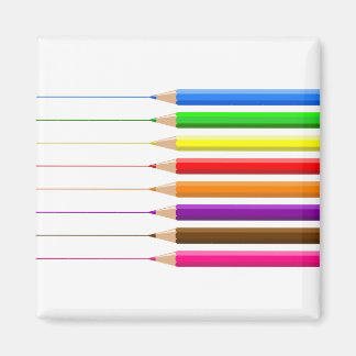 Imán Lápices de colores