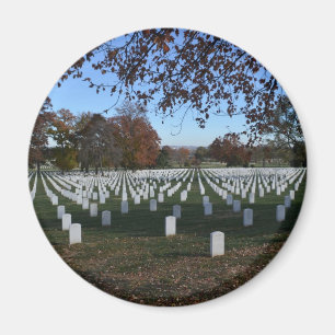 Imán Lápidas mortuorias del cementerio de Arlington en