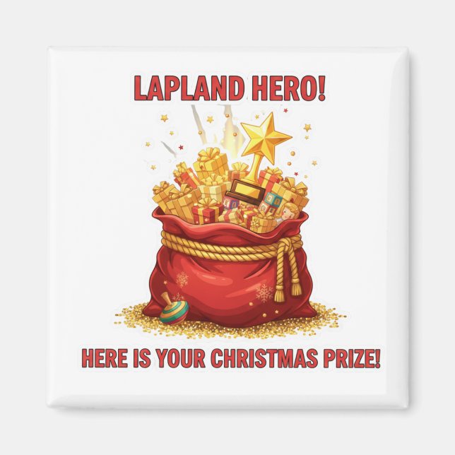 Imán Lapland Hero Christmas Prize Reward Motivation Mag (Frente)