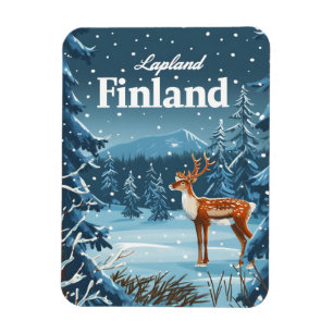 Imán Laponia Finlandia Vintage