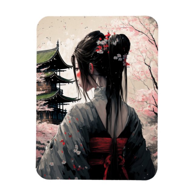 Imán Lara Japón - Flexibler Fotomagnet (Vertical)