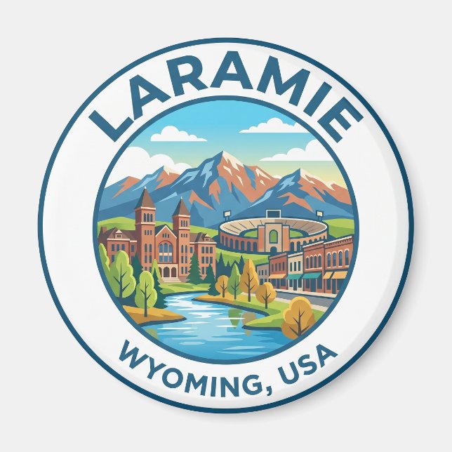 Imán Laramie EE. UU. (Frente)