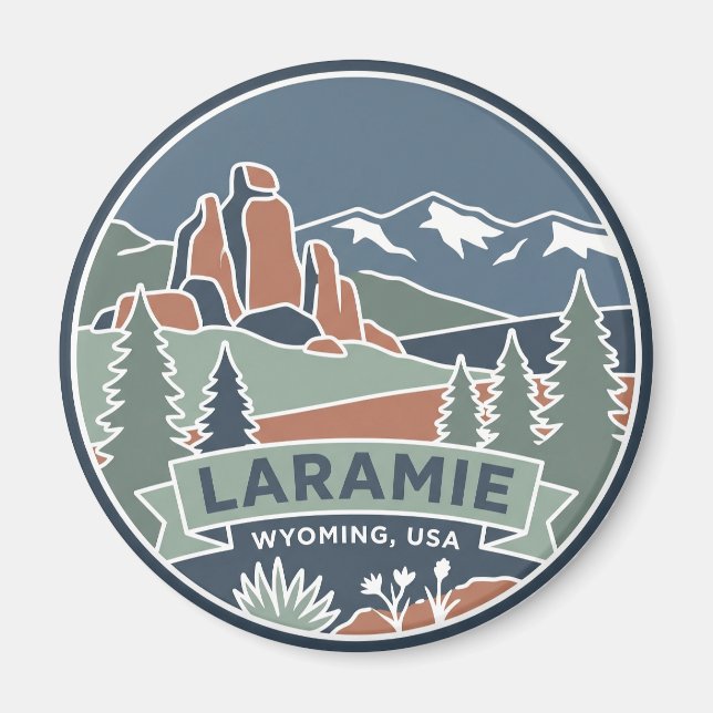Imán Laramie EE. UU. (Frente)