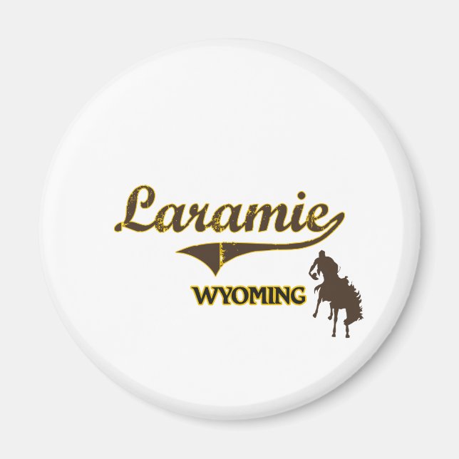 Imán Laramie Wyoming City (Frente)