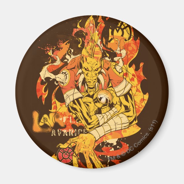 Imán Larfleeze - Agente Naranja 10 (Frente)