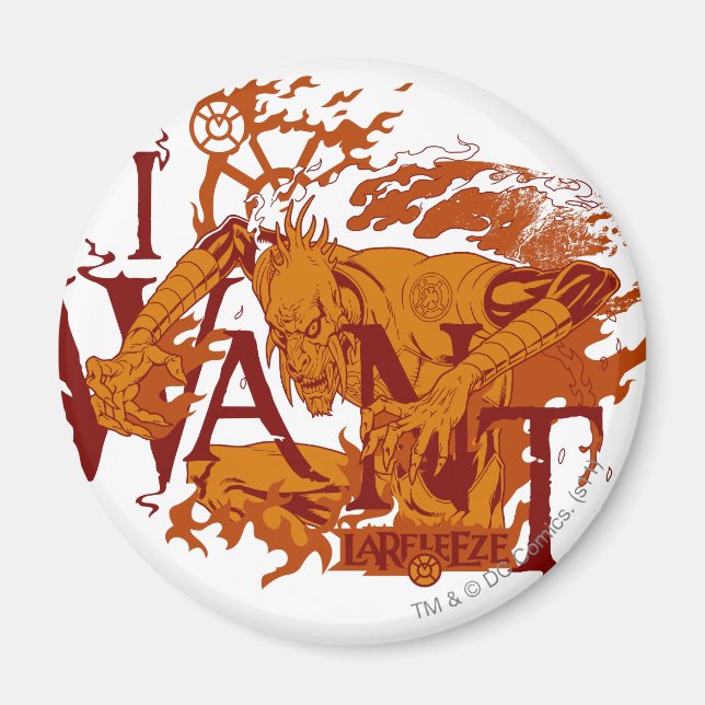 Imán Larfleeze - Agente Naranja 12 (Frente)