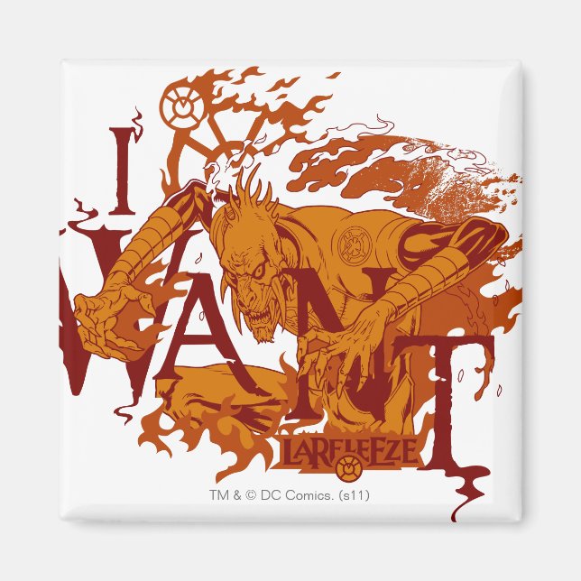 Imán Larfleeze - Agente Naranja 12 (Frente)