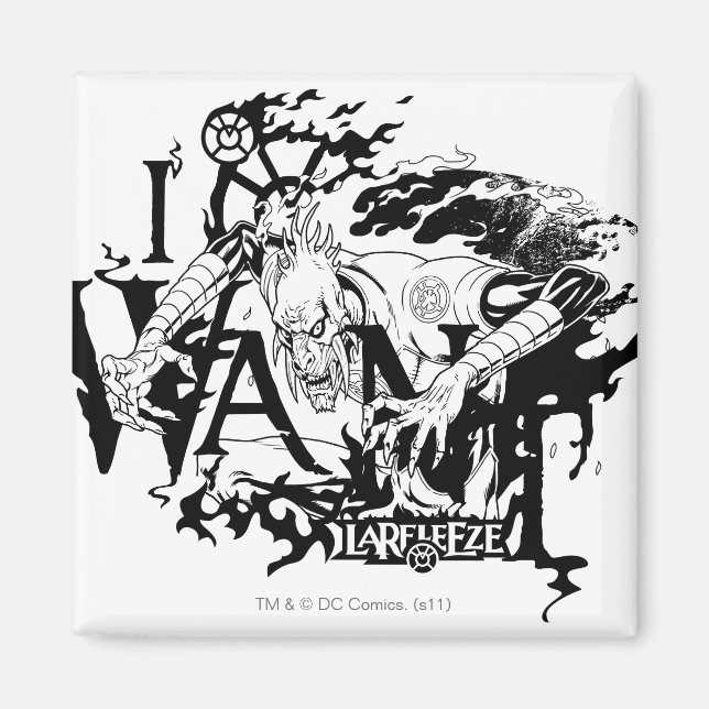 Imán Larfleeze - Agente Naranja 13 (Frente)