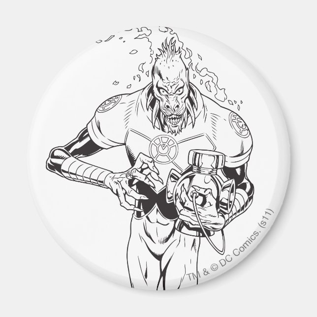 Imán Larfleeze - Agente Naranja 6 (Frente)