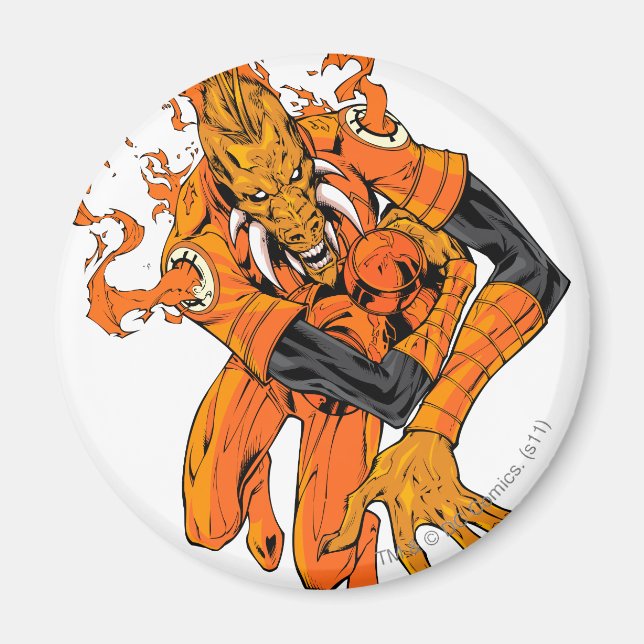 Imán Larfleeze - Agente Naranja 7 (Frente)