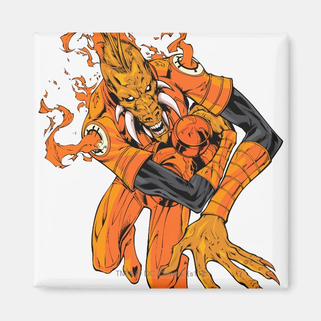 Imán Larfleeze - Agente Naranja 7 (Frente)