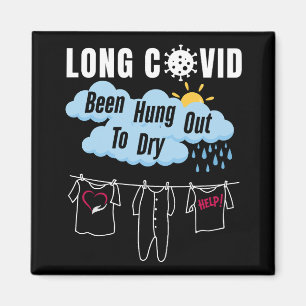 Imán LARGA COVID - Se Ha Sido Colgado A Secar
