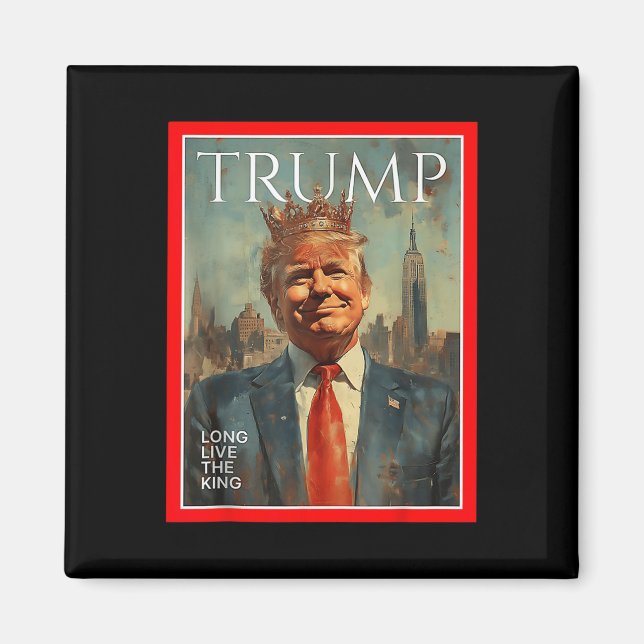 Imán Larga vida al rey Trump (Frente)