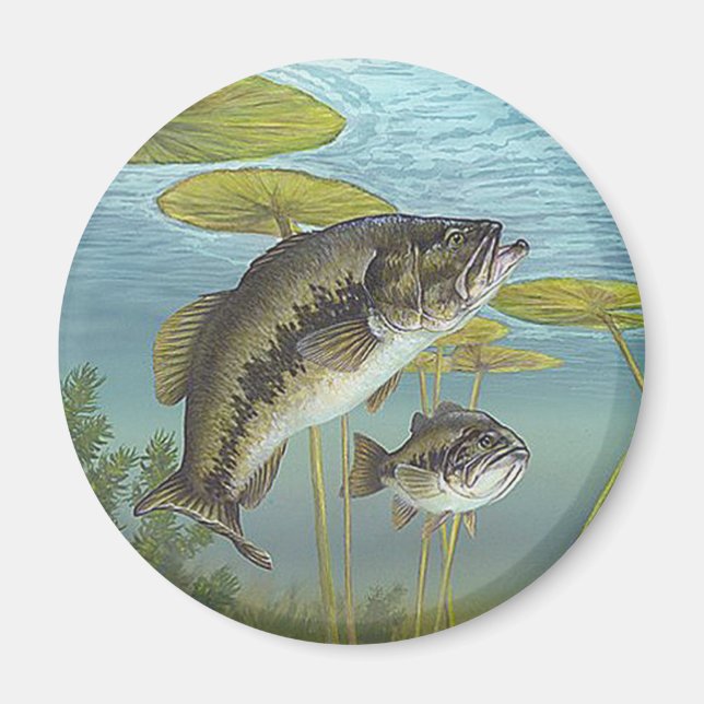 Imán Largemouth Bass (Frente)