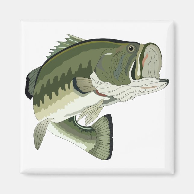 IMÁN LARGEMOUTH BASS (Frente)