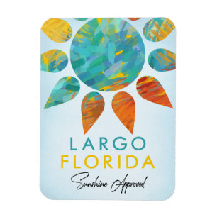 Imán Largo viaje de la sol de la Florida